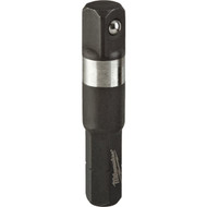 Milwaukee SHOCKWAVE 1/4 In. Hex to 1/4 In. Square Insert Socket Adapter