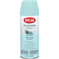 Krylon Outdoor Decor 12 Oz Satin Alkyd Spray Paint  Rainwater