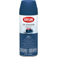 Krylon Outdoor Decor 12 Oz Satin Alkyd Spray Paint  Iris