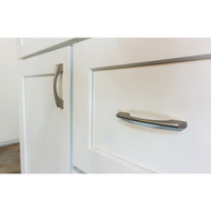 CraftMark Shaker Retreat White 30 In. W x 34 In. H x 21 In. D Vanity Base without Top  1 Door/2 Drawer