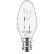 Philips 7W Clear Candelabra C7 Incandescent Night Light Bulb (4-Pack)