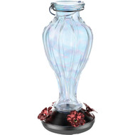 More Birds 24 Oz. Glass Candy Blossom Hummingbird Feeder