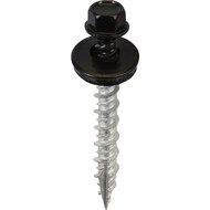Acorn International #9 x 1-1/2 In. Black Washered Metal To Wood Screw (250-Ct.)