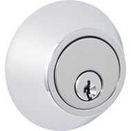 Steel Pro Polished Chrome Single Cylinder Deadbolt