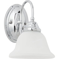 Home Impressions Julianna 1-Bulb Chrome Wall Light Fixture