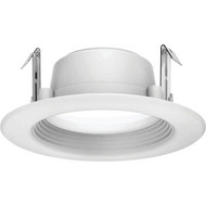 Satco 4 In. Retrofit Non-IC Rated White LED Recessed Light Kit
