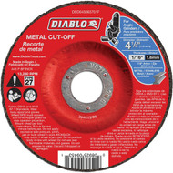Diablo Type 27 4-1/2 In. x 1/16 In. x 7/8 In. Metal Cut-Off Wheel