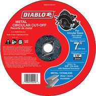 Diablo Type 1 7 In. x 1/8 In. x 5/8 In. Metal Cut-Off Wheel