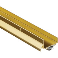 M-D Ultra 2 In. W. x 1.5 In. H. x 36 In. L. Brite Dip Gold Vinyl U-Shaped Door Bottom with Drip Cap for 1-3/4 In. Door