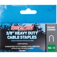 Channellock T25 Round Crown Cable Staple  3/8 In. (1000-Pack)