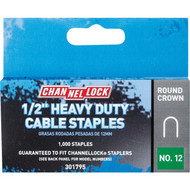 Channellock T25 Round Crown Cable Staple  1/2 In. (1000-Pack)