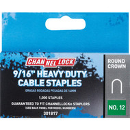 Channellock T25 Round Crown Cable Staple  9/16 In. (1000-Pack)