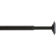 Umbra Coretto 36 In. To 54 In. 1/2 In. Drapery Tension Rod  Matte Black