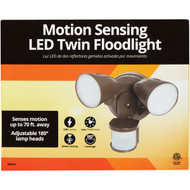 Bronze Motion Sensing LED Floodlight Fixture
