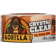 Gorilla 1.88 In. x 18 Yd. Crystal Clear Duct Tape  Clear