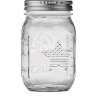 Ball 16 Oz. Regular Mouth Stars & Stripes Jar (4-Count)
