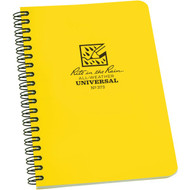 Rite in the Rain All-Weather 4-7/8 In. W x 7 In. H 32-Sheet Side-Spiral Bound Notebook  Yellow