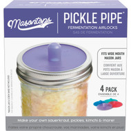 Masontops Wide Mouth Pickle Pipe (4-Pack)