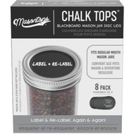 Masontops Regular-Mouth Chalk Top Canning Jar Lids (8-Count)