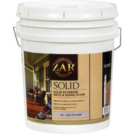 ZAR Solid Deck & Siding Stain  Light Tint Base  5 Gal.