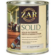 ZAR Solid Deck & Siding Stain  Medium Tint Base  1 Qt.
