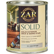 ZAR Solid Deck & Siding Stain  Dark Tint Base  1 Qt.