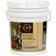 ZAR Solid Deck & Siding Stain  Dark Tint Base  5 Gal.