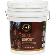 ZAR Semi-Transparent Exterior Deck & Siding Stain  Dark Tint Base  5 Gal.