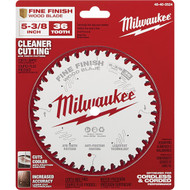 Milwaukee 5-3/8 In. 36-Tooth Fine Finish Circular Saw Blade