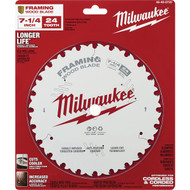Milwaukee 7-1/4 In. 24-Tooth Framing Circular Saw Blade