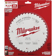 Milwaukee 8-1/4 In. 40-Tooth Fine Finish Circular Saw Blade