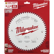 Milwaukee 8-1/2 In. 60-Tooth Fine Finish Circular Saw Blade