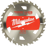 Milwaukee 7-1/4 In. 24-Tooth Standard Framing Circular Saw Blade  Bulk