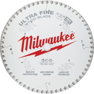 Milwaukee 7-1/4 In. 60-Tooth Ultra Fine Finish Circular Saw Blade  Bulk