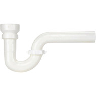 Keeney Insta-Plumb 1-1/2 In. White Plastic P-Trap