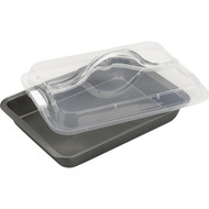 Goodcook Bake-n-Take 9 In. x 13 In. Covered Non-Stick Cake Pan