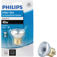Philips 50W Equivalent Frosted Medium Base R14 Halogen Spotlight Light Bulb