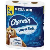 Charmin Ultra Soft Toilet Paper (6 Mega Rolls)