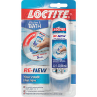 Loctite Re-New 3.3 Oz. Kitchen & Bath Silicone Sealant  White