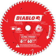 Diablo 6-1/2 In. 60-Tooth Ultra Finish Circular Saw Blade  Bulk