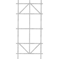 Panacea 48 In. White Wood Ladder Trellis