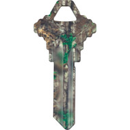 ILCO Schlage Realtree Green Camo Design Decorative Key  SC1 / KCSC1-RT XTRA GREEN CAMO