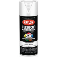 Krylon Fusion All-In-One Gloss Spray Paint & Primer  White