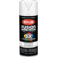 Krylon Fusion All-In-One Matte Spray Paint & Primer  White