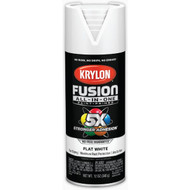 Krylon Fusion All-In-One Flat Spray Paint & Primer  White