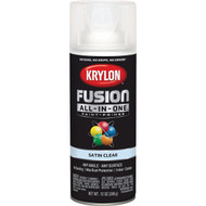 Krylon Fusion All-In-One Satin Spray Paint & Primer  Clear