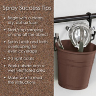 Krylon Fusion All-In-One Textured Spray Paint & Primer  Burnt Sienna