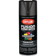 Krylon Fusion All-In-One Hammered Spray Paint & Primer  Black