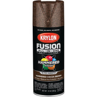 Krylon Fusion All-In-One Hammered Spray Paint & Primer  Cocoa Brown