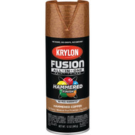 Krylon Fusion All-In-One Hammered Spray Paint & Primer  Copper